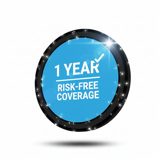 1 Year Warranty Risk-Free Coverage